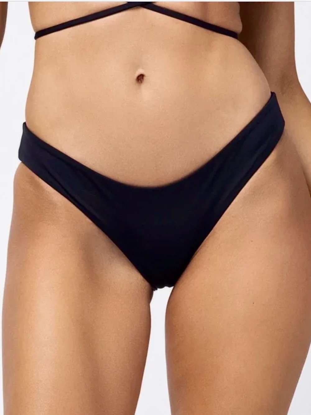 NWOT L*Space Sensual Solid Sandy Classic Bikini Bottom
